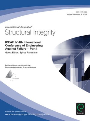 cover image of International Journal of Structural Integrity, Volume 7, Issue 5